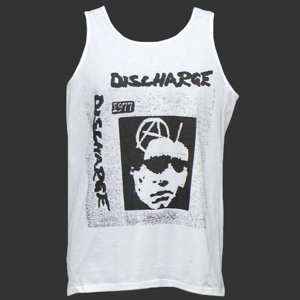 Discharge Hardcore Punk Rock TSHIRT vest top unisex white S2XL Unisex T-Shirt S
