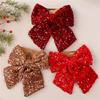 Christmas Tree Bowknot Festival Decoration Unique Christmas Bowknot Ornament Elegant Adornment for Home School