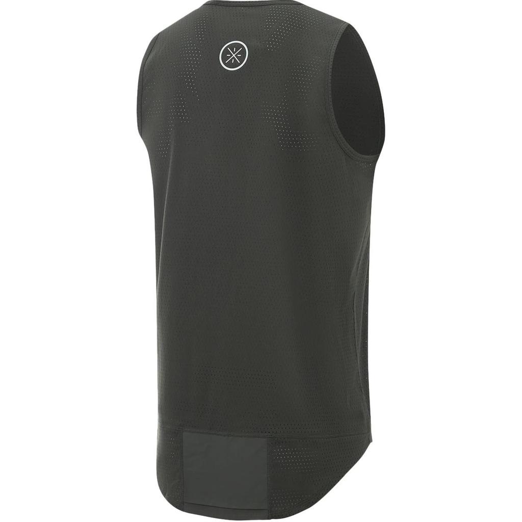 LiNing Wade Series Letter Round Neck Comfortable Breathable Casual Vest Men Vests Slate-Gray AVSU021-6