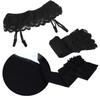 1 Set Sexy Women Lace Garter Top Stockings Socks and Suspender Garter Belt Lady Fashion Solid Thigh-Highs Stocking Set