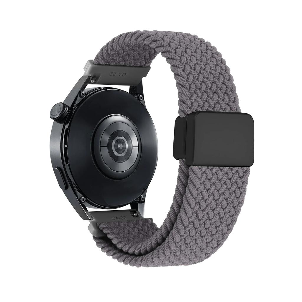 Magnetic Strap for Amazfit BALANCE 2/GTR 4 3 Pro/GTR 2 2e Braided Band for GTS 4 2mini/Bip 6 5/Stratos 3 Nylon 20/22mm Bracelet