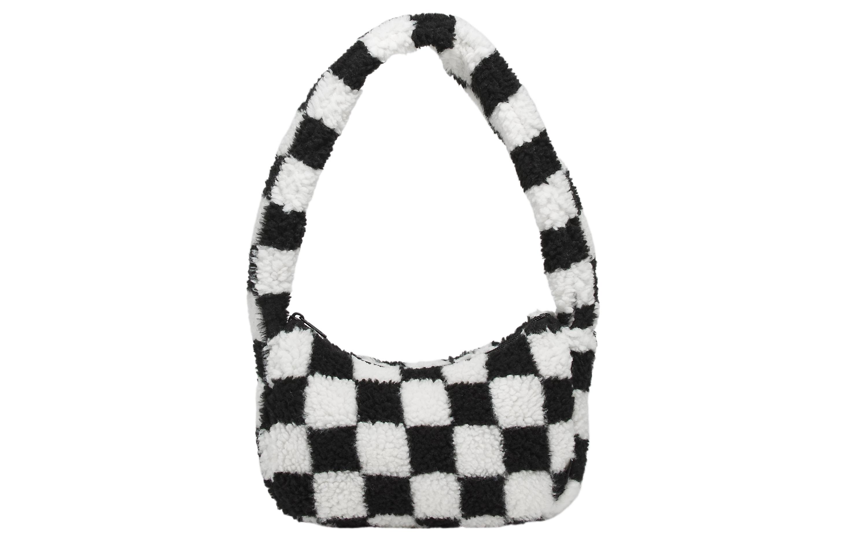 Vans Cotton Handbag, Shoulder Bag Women s Black White VN000F5G1KP