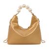 Elegant Women's Pearl Handbag 2025: Chic Chain Shoulder Crossbody with Simple Texture