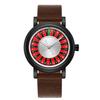 New Fashionable Creative Rotating Wheel Dial Men Watch Luminous Waterproof Quartz Watches Relojes Para Hombres