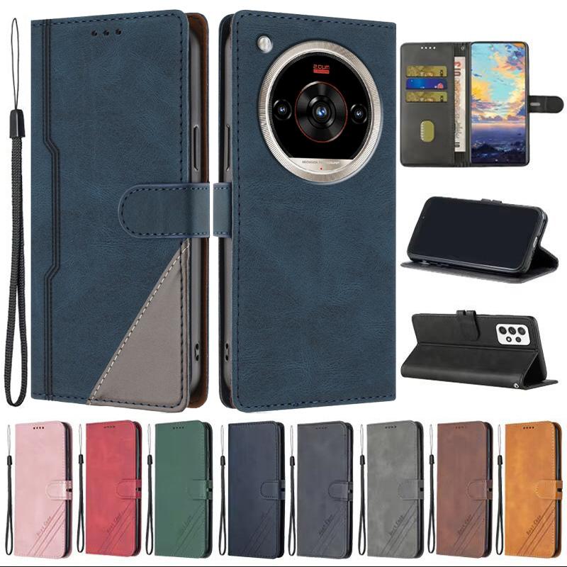 Dėl Nubia Focus 2 Ultra 5G dėklo Odinis atverčiamas dėklas Dėl Coque ZTE nubia Focus 2 Ultra Focus2 telefono dėklų Magnetinis piniginės dangtelis