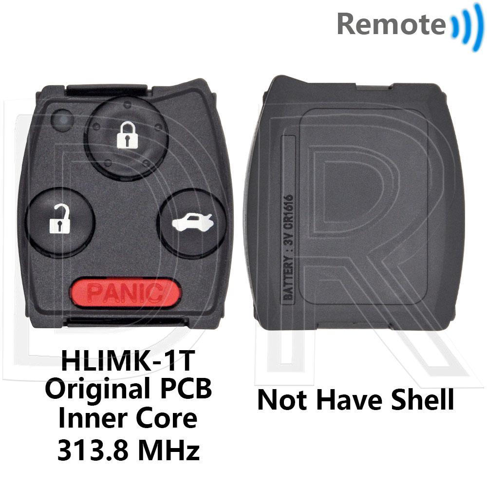 Great HLIK-1T ID46 PCF7961 313.8MHz Car Remote Smart Key For Honda Accord CR-V HR-V Pilot Odyssey Element Fit City Jazz  Fleed OEM PCB