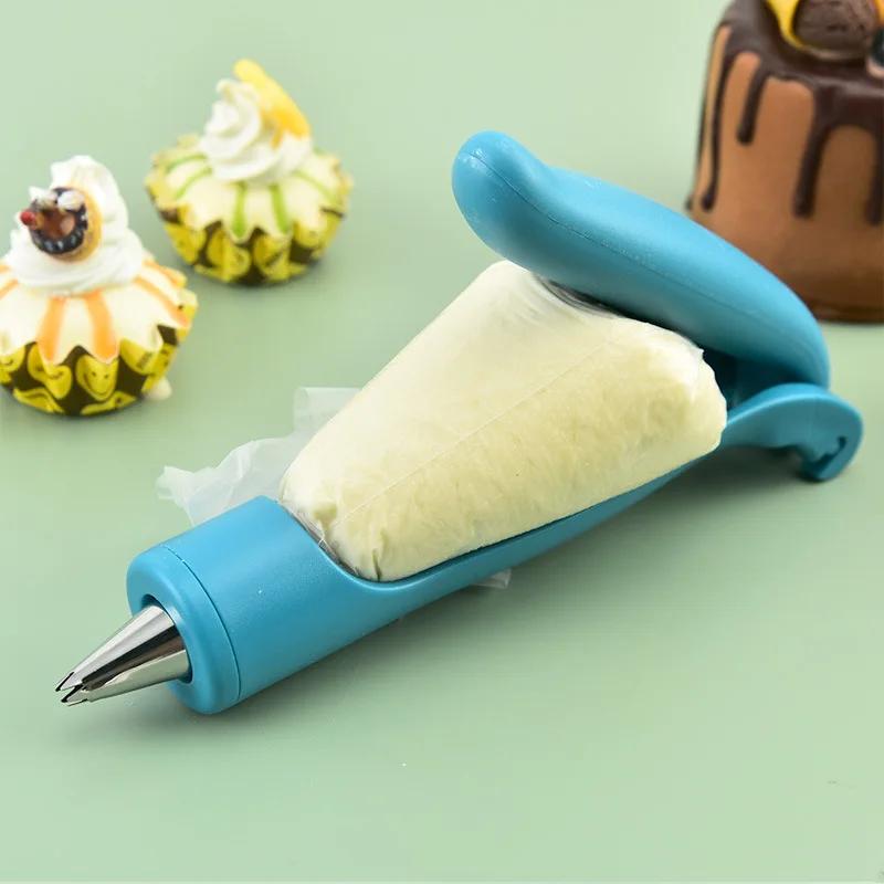 Dessert Decorator Cake Mounting Gun Flower Mounting Assistant Milking Oil Gun Baking Tool