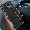 For Google Pixel 9 Pro Fold 5G Case Kickstand Leather+PC Phone Cover with Tempered Glass Film and Stylus