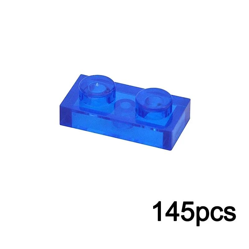MOC Transparent Bulk Bricks 1x1 2x4 1x4 Clear Building Block Wall Panels and Baseplates