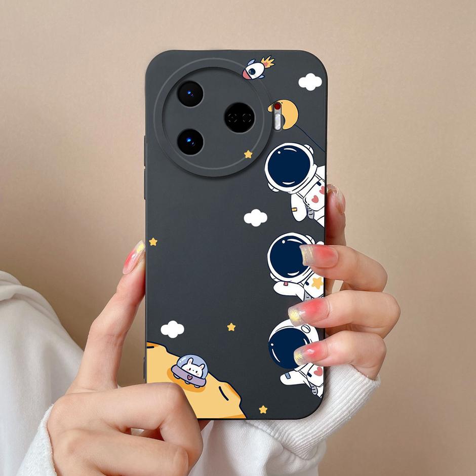 

Cases For Tecno Camon 30 Pro 5G Pretty Girl Pattern Liquid Shockproof Back Cover For Tecno Camon 30Pro Silicone TPU Phone Funda Tecno Camon 30 Pro