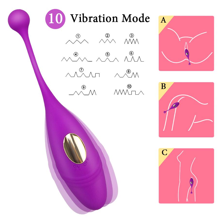 Vibrační vajíčko USB nabíjecí bezdrátové dálkové ovládání Ženské vibrátory Vaginální G bod Massge Sexuální hračky