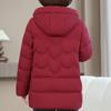 Plus Size XL-6XL Middle Age Women's Down Jackets Winter Parkas Elegant Loose Thick Warm Down Coats Woman Outerwears