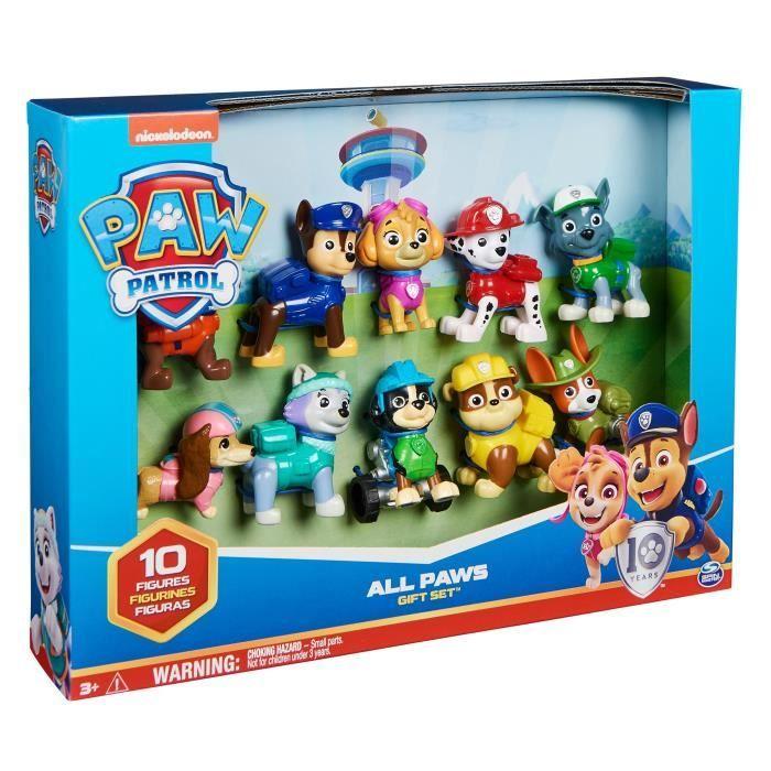 Coffret 10 Figurines Pat' Patrouille 10ème Anniversaire - PAW PATROL
