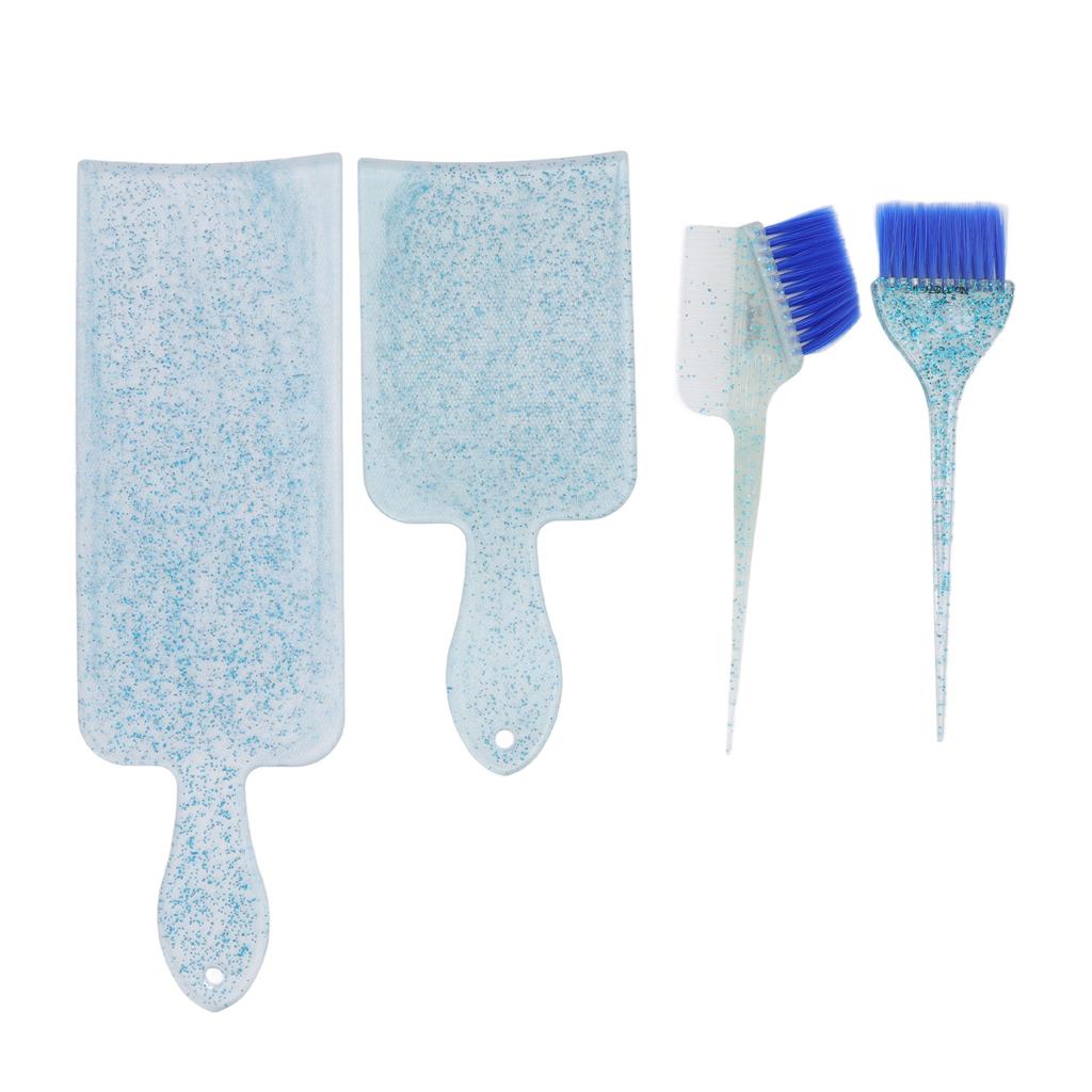 Hair Dye Board Brush Prevent Slip Soft Bristles Portable Exquisite Hair Coloring Kit for Home Salon