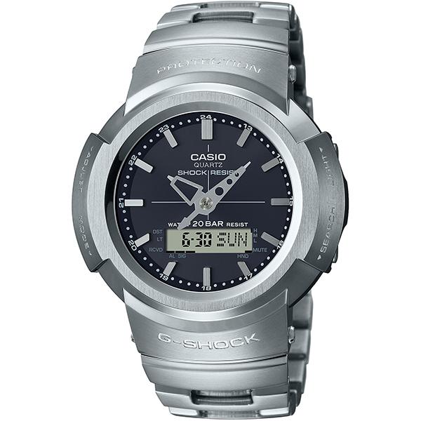 

CASIO G SHOCK AWM 500D 1AJF AWM 500 Цельнометаллический серебристый x черный
