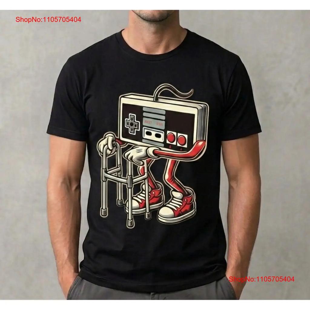 Old School Gamer Funny Retro T Shirt Vintage Controller Vintage Streetwear Casual