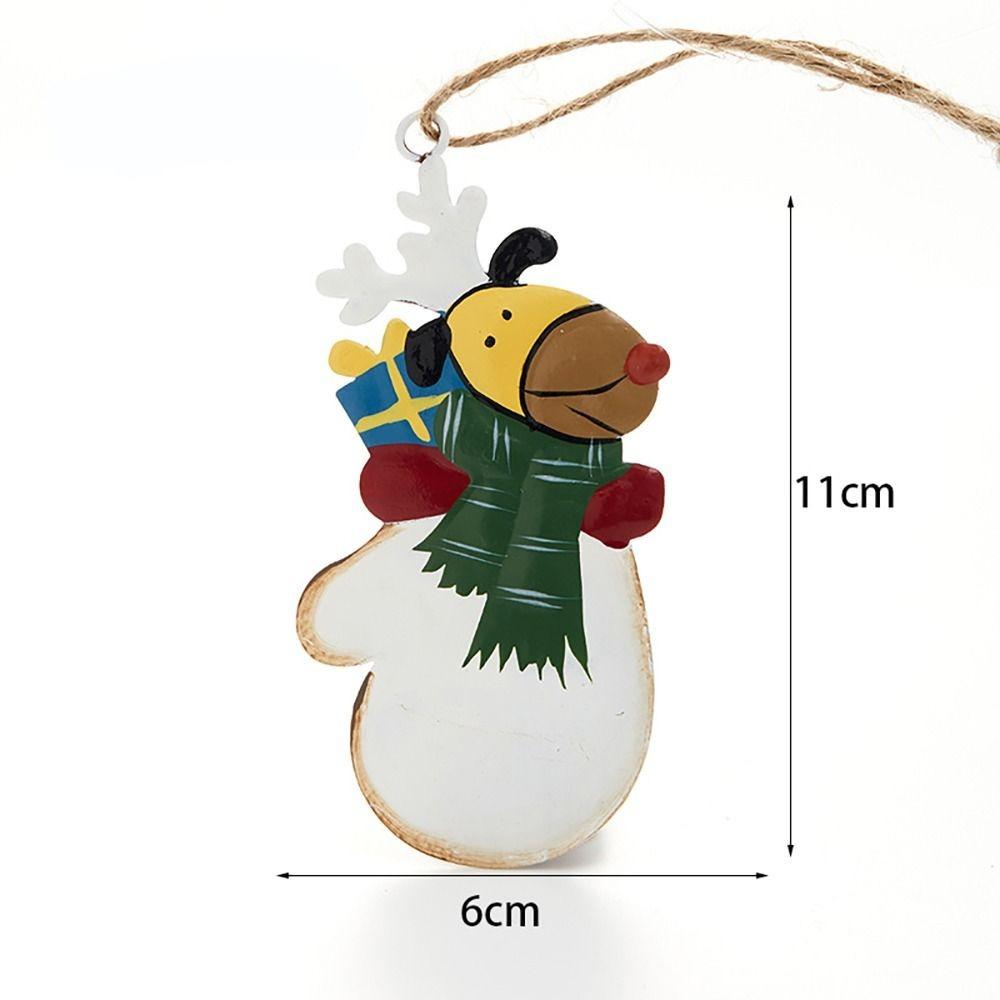 Letters To Santa Christmas Hanging Postbox Creative Santa Claus Xmas Ornament Handmade Christmas Tree Decor New Year Party