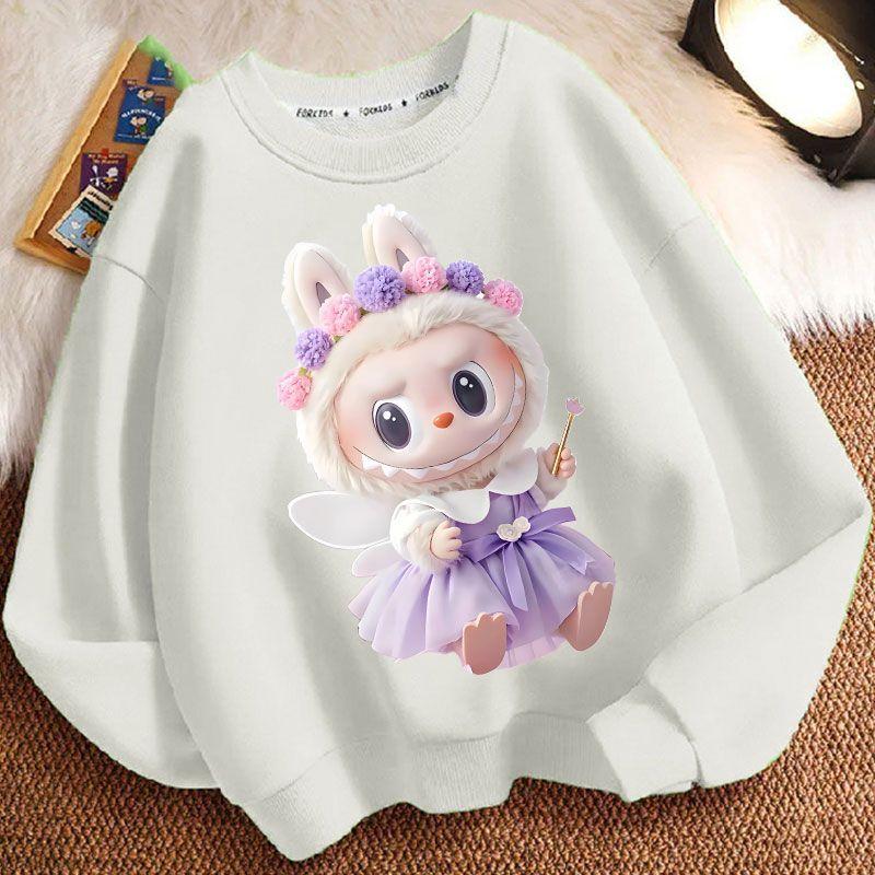 

Детские свободные худи с круглым вырезом для весны, осени и зимы, милые свободные худи с круглым вырезом с длинными рукавами для мальчиков и девочек 110