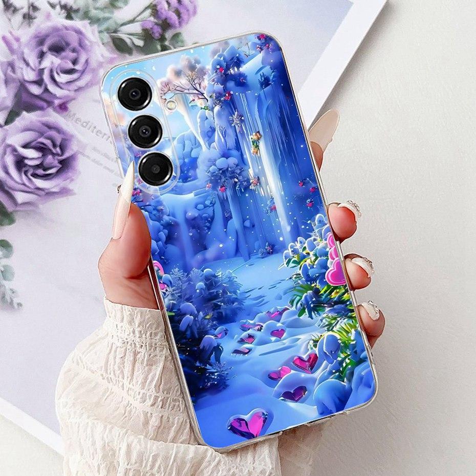

Cute Painting Phone Case For Samsung Galaxy A17 Soft Silicone TPU Back Cover For Samsung A17 5G 4G A175F A176B Cases Bumpers Samsung A17