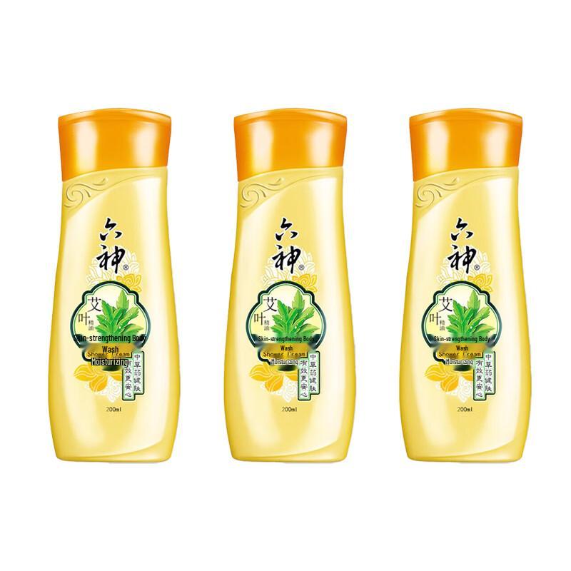 

Liushen Summer Mugwort Moisturizing Shower Gel (3 x 200ml)