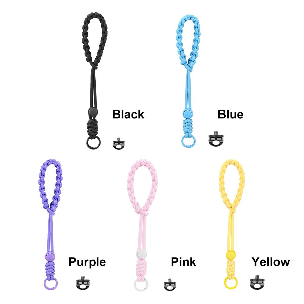 Lanyard for DJI OSMO Pocket 3 Camera Wrist Strap Lanyard Adjustable Camera Hand Strap with 1/4 Screw Action Camera Accessories
