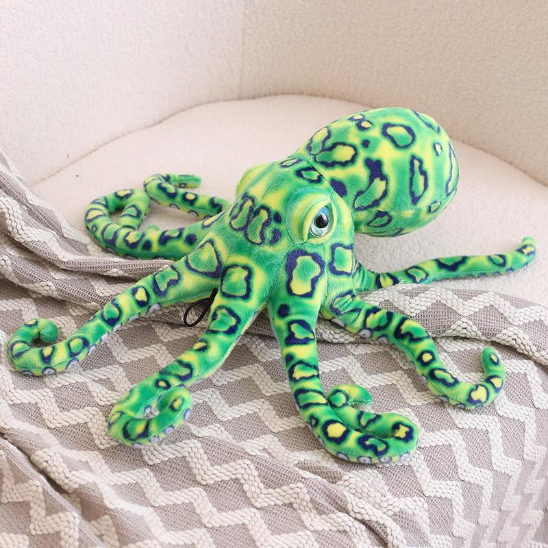 30-80cm Simulation Plushie Octopus Stuffed Animal Squid Pillow Kawaii Soft Cotton Doll Children's Toys Birthday Gifts Home Decor