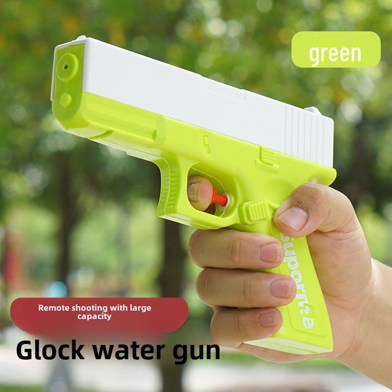 "New Douyin Kids' Mini Glock Water Gun Toy - Summer Beach Fun"