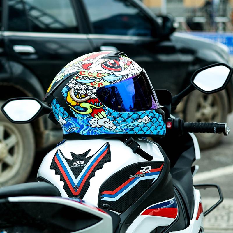 Motorcycle full Face Helmets Moto Racing helmet Adult safety helmet DOT certification