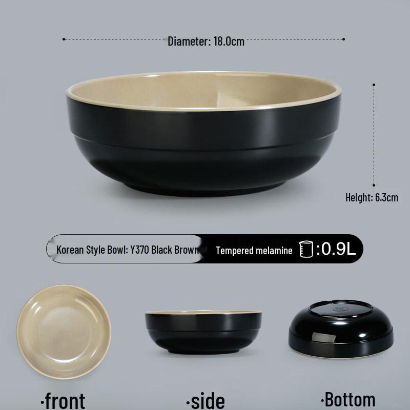 Commercial Heavy-Duty Melamine Bowl