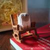 Handmade Solid Wood Carving - Cute Pet Ornament for Home or Office Decor