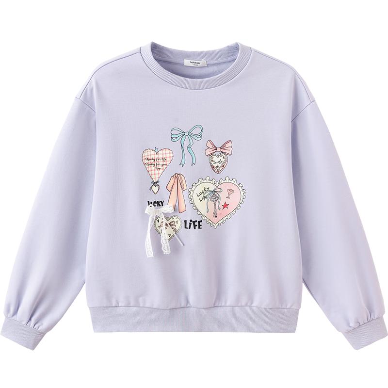 Balabala Girls  Long Sleeve Sweatshirt T-Shirt 165