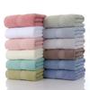 12-Color Pure Cotton Bath Towel - Soft, Absorbent, Japanese-Style Solid Color Body Wrap