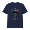 1964 Texas Old Man Club Vintage T Shirt Cotton Crew Neck  with Patriotic Bandana Print Vintage Washed Designer Clothes