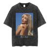 Sabrina Carpenter Short N Sweet Tour Washed Graphic Tshirt Men Women Summer Cotton Casual Oversized Short Sleeve T Shirts Tops