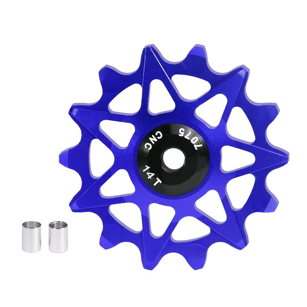 Universals Bike Chain Guide Wheel Corrosions Resistant Weatherproofed Cycling Chain Guide Wheel with Multiple Gear Size