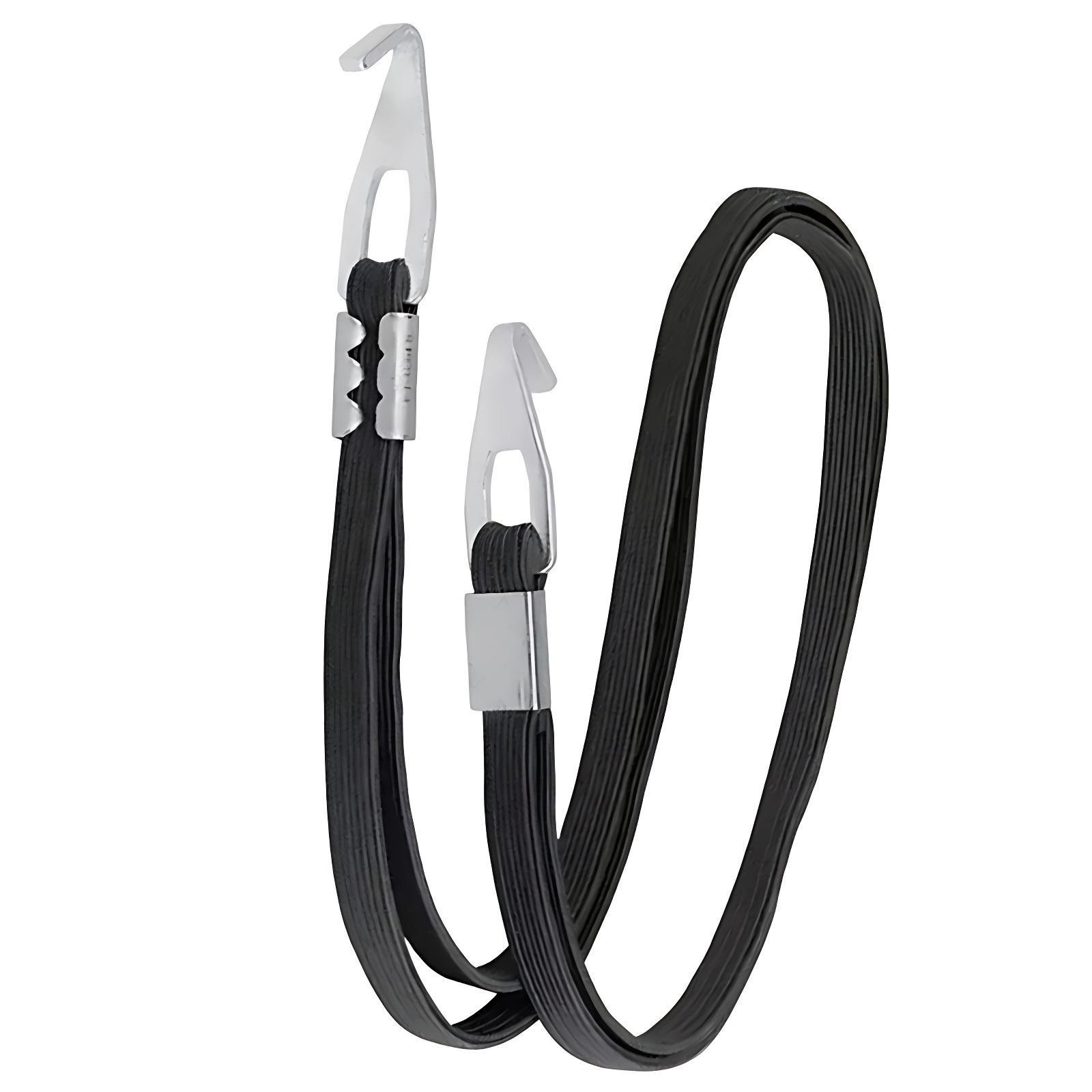

Motorcycle Luggage Strap with Aluminum Hooks Adjustable Flat Bungee Cord for Helmet Saddlebag Tie Down Elastic Cargo Rope 92cm