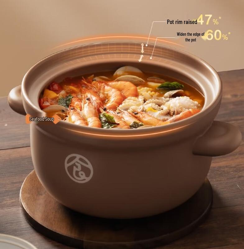 Supor High-Temperature Ceramic Stew Pot