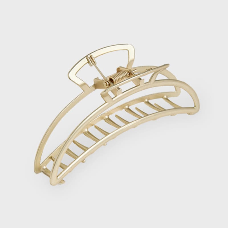 

HUGDAY Gold Metal Hair Clip Gold square
