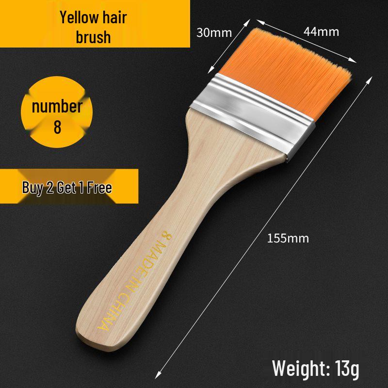 Soft Nylon Bristle Industrial Cleaning and Dusting Brush - No Trace, Wool, and Latex Paint Brush