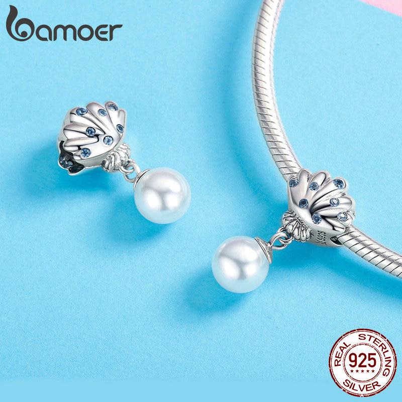 BAMOER Authentic 925 Silver & Zircon Cherish Happiness Bead & Charm Fit Bracelet & Necklace DIY