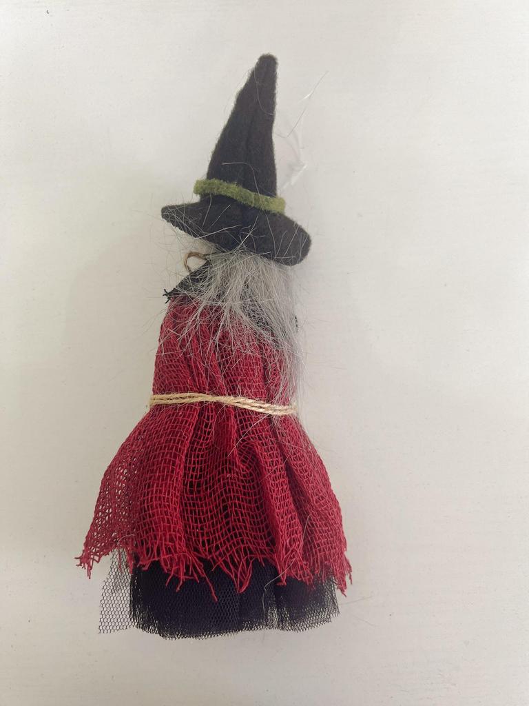 Witch Broom & Ghost Pendant Ceiling Halloween Decoration