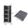 WOVTE Hanging Storage Large Closet Hanging Business Trip Storage Hat and Clothing Easy 86x30x30cm Box, Non-woven Fabric, Foldable, Capacity, Storage,