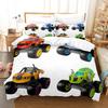 Cartoon Car Home Duvet Cover Set 3D Kids Bedding Set Cute Printed Cartoon Duvet Cover Pillow Cover, Bedroom Decoration