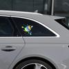 15x13.8CM Car Interior Stickers with Interesting Spots Vinyl Stickers Car Stickers for Car Bumpers Decorations