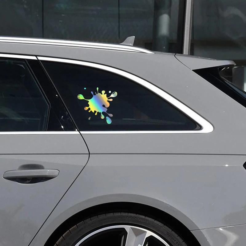 15x13.8CM Car Interior Stickers with Interesting Spots Vinyl Stickers Car Stickers for Car Bumpers Decorations