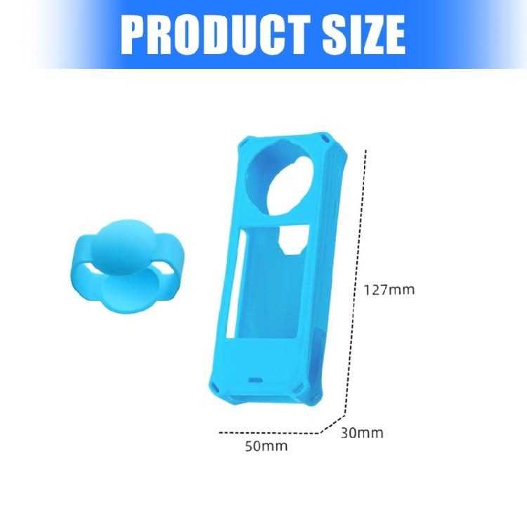 All Weather Silicone Housing for X5 Cameras Reinforced Edges Protections Dustproof Construction Travel Readys