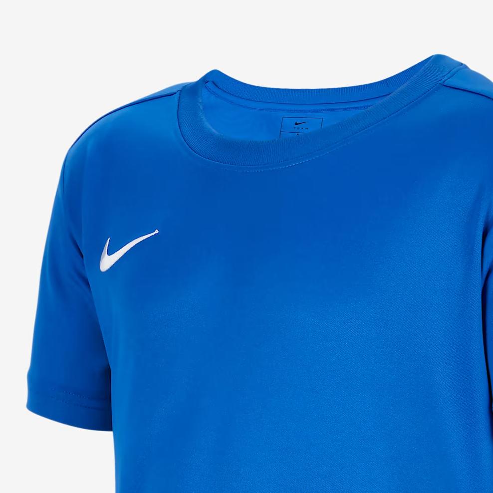 Nike Dri-Fit Park VII Comfortable Fashionable Versatile Short Sleeve T-Shirt Kids Tops Dark-Blue IB8677-450
