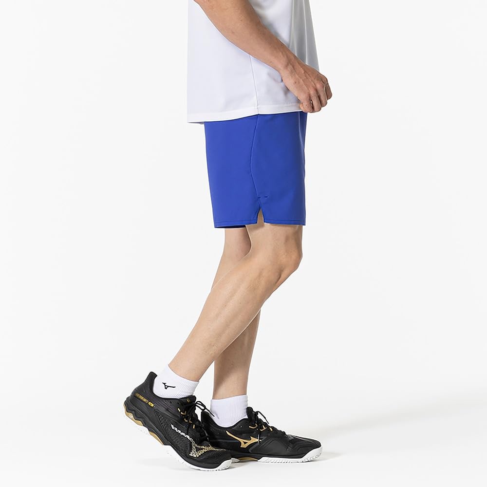 Tennis Badminton Game Half Officially Approved by the Japan Badminton Unisex 62JBB023 Surf 2XL [Mizuno] Pants, Pants, Association, Blue,