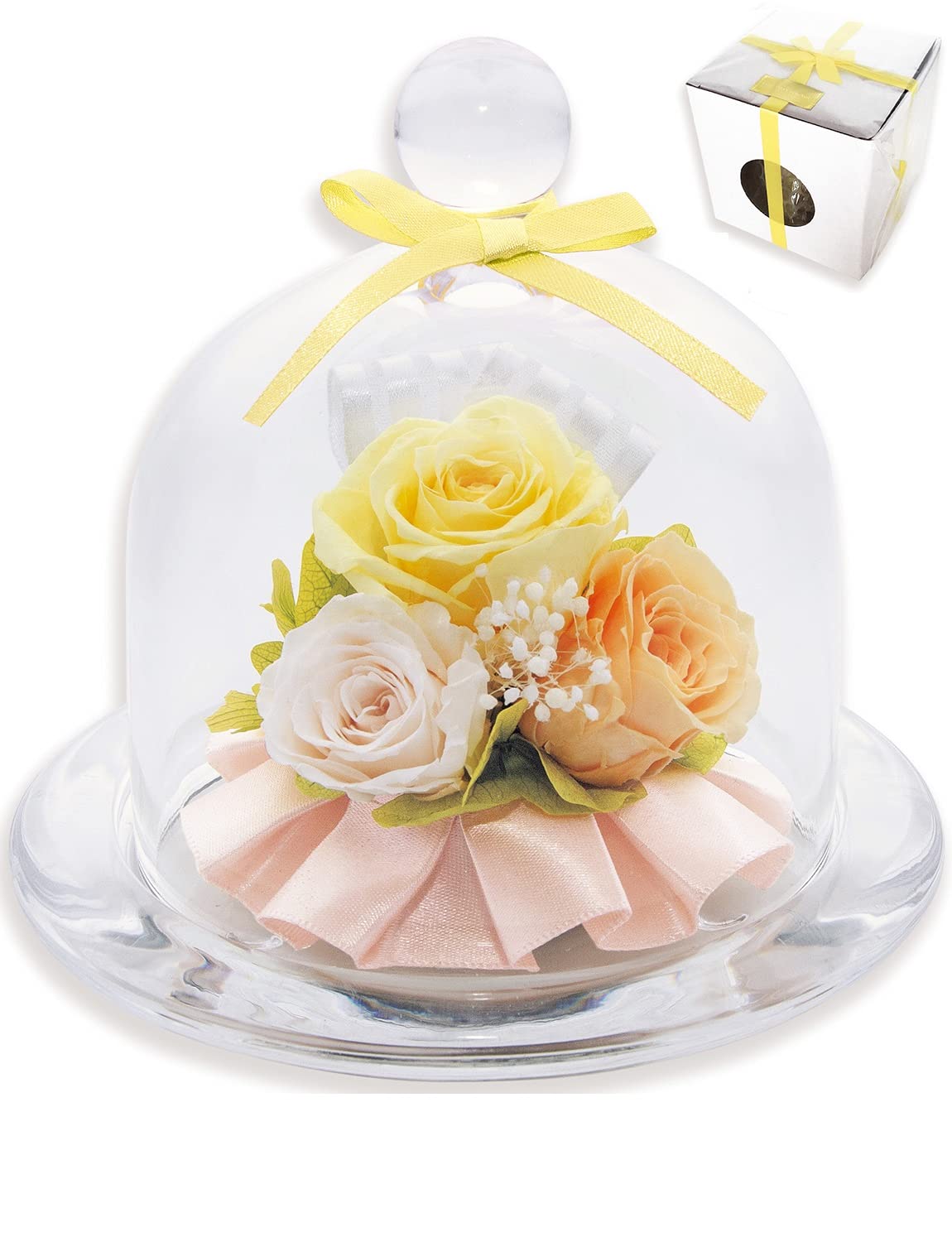 

Lilys Epice Preserved Flowers 2025 Gift Flower Gift Rose Present gp1ye [liLYS épice] (Honey Yellow)