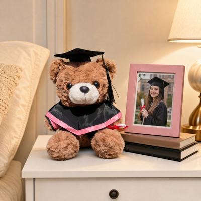 Personalized Graduation Bear Her Soft with Embroidered Doll 2026 for Plush Teddy Gown